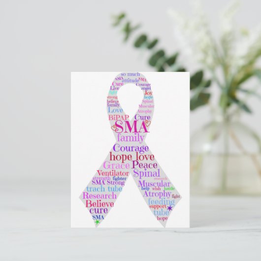 SMA-lintontwerp Briefkaart (Staand voorkant)