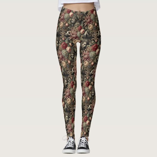 Smaak als barok – gotisch Victoriaans Leggings (Voorkant)