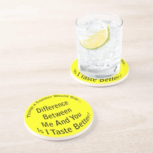 Smaak beter Onderzetter (Zijkant)