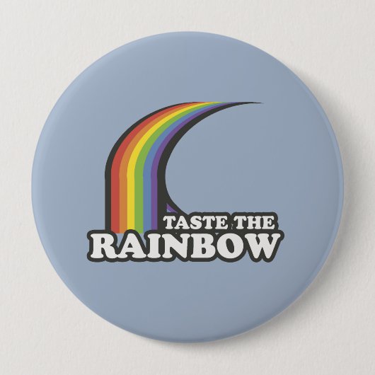 SMAAK DE RAINBOW - .png Ronde Button 4,0 Cm (Voorkant)