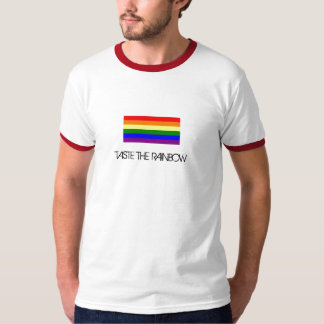 Smaak de regenboog t-shirt