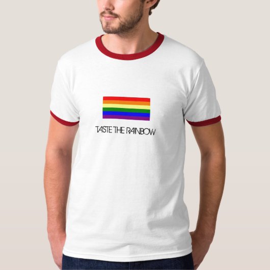 Smaak de regenboog t-shirt (Voorkant)
