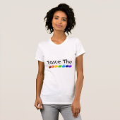 Smaak de regenboog t-shirt (Voorkant volledig)