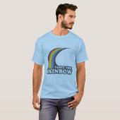 Smaak de regenboog t-shirt (Voorkant volledig)