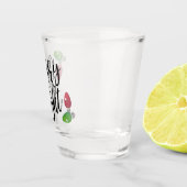 Smaak en helder kerstontwerp shot glas (Rechts)