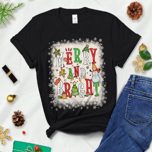 Smaak en helderheid, kerstboom en licht, cadeau t-shirt