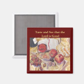 Smaak en zie. 34:8 magneet (Voorkant / Achterkant)