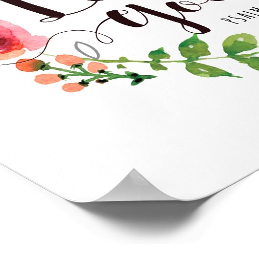 Smaak en zie dat de Heer een goede Kunstdruk is Poster (Hoek)