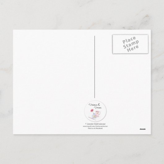 Smaak en zie Snellere Inspirerend Briefkaart (Achterkant)