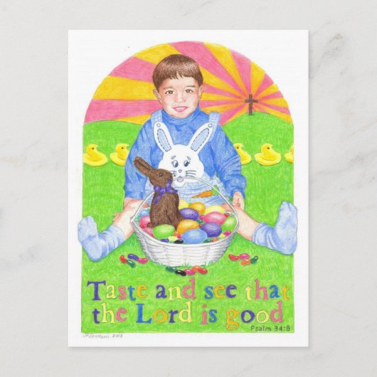 Smaak en zie Snellere Inspirerend Briefkaart (Voorkant)