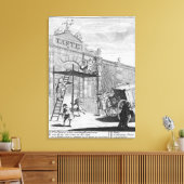 Smaak, of Burlington Gate, 1732 Canvas Afdruk (Insitu (Woonkamer))