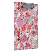 Smaak patroon met vogels en bloemen klembord (Rechts)