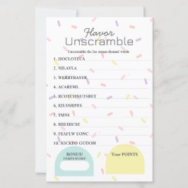 Smaak Sensatie Woord Door Elkaar Spel