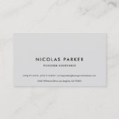 Smaak van asfaltwegen visitekaartje (Achterkant)