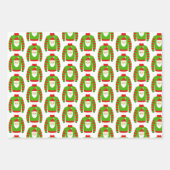 Smaak van cadeautjes met kerstcadeautjes, van Swea Inpakpapier Vel (Voorkant 2)