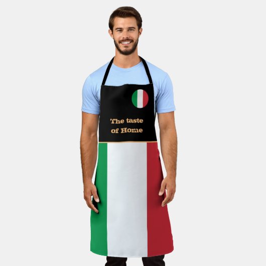 Smaak van de Italiaanse vlag, Italië/Koken Schort (Gedragen)