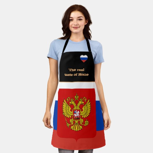 Smaak van de Russische vlag, Rusland/Koken Schort (Gedragen)