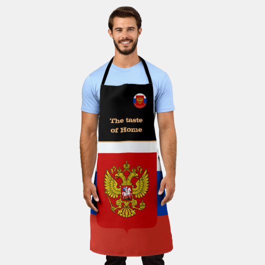Smaak van de Russische vlag, Rusland/Koken Schort (Gedragen)