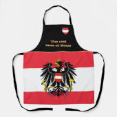 Smaak van de vlag van het land van herkomst en Oos Schort (Voorkant)