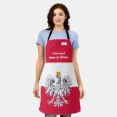 Smaak van de vlag van het land van herkomst en Pol Schort (Gedragen)