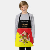 Smaak van de vlag van het land van herkomst en Sic Schort (Gedragen)