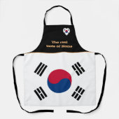 Smaak van de vlag van Korea en thuisland, Zuid-Kor Schort (Voorkant)