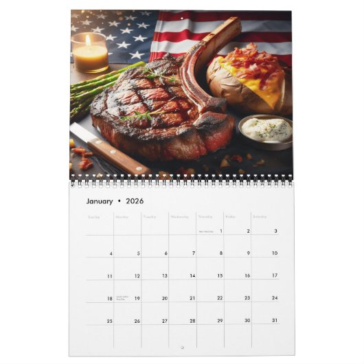 Smaak van de wereld: 20XX International Beef Steak Kalender (Jan 2026)
