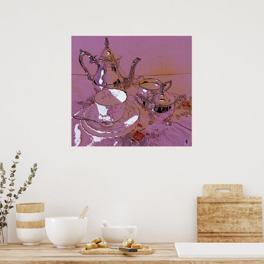 Smaak van elegantie poster (Keuken)