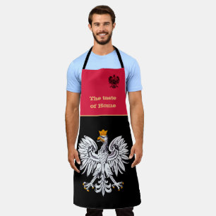 Smaak van huis en Poolse vlag, Polen/Koken Schort
