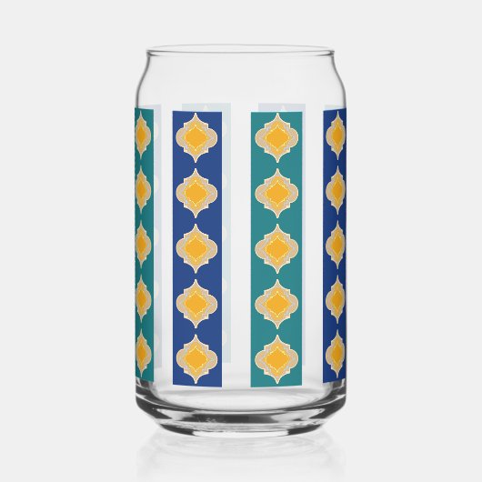 Smaak van Marokko Drinkware Set Blikvorm Glas (Achterkant)