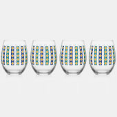 Smaak van Marokko Drinkware Set Wijnglas Zonder Voet (Voorkant)