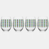 Smaak van Marokko Drinkware Set Wijnglas Zonder Voet (Links)