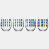 Smaak van Marokko Drinkware Set Wijnglas Zonder Voet (Rechts)
