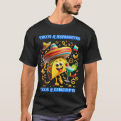 Smaak van Mexico Tacos en Margaritas T-shirt (Voorkant)