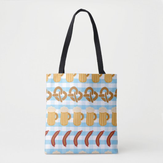 Smaak van peuzels-bier, naadloos tote bag (Voorkant)