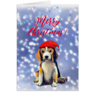 Smaak van schattige beagle kerst