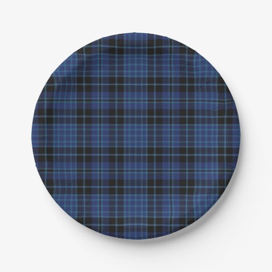 Smaak van Scotland Clergy Tartan Pset Papieren Bordje (Voorkant)