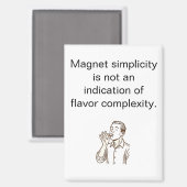 Smaakcomplexiteit Koelkast Magneet (Voorkant / Achterkant)