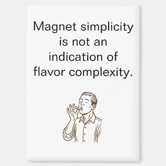 Smaakcomplexiteit Koelkast Magneet (Voorkant)