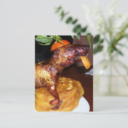 smaakje peru briefkaart (Staand voorkant)