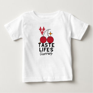 Smaakleven is kersen baby T-Shirt