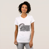 Smaakloos dyslexisch gezegde t-shirt (Voorkant volledig)