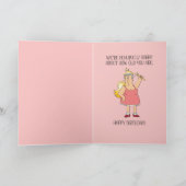 "Smaakloze grappen over je leeftijd" Grappige verj Kaart (Binnen)