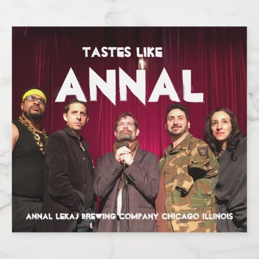 SMAAKT ALS ANNAL: Vul de Mollusk Beer Labels in Bier Etiket (Enkel label)