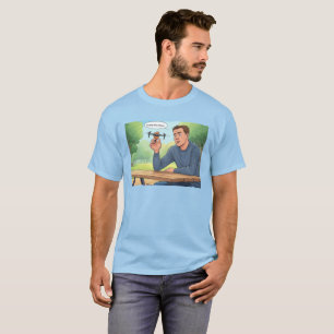 Smaakt als Chicken mannen blauw T-shirt