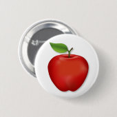 Smaakt Als Herfst Rode Lekkere Appel Ronde Button 5,7 Cm (Voorkant /achterkant)