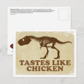 Smaakt naar kippenvlees Briefkaart (Voorkant / Achterkant)