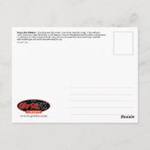 Smaakt naar kippenvlees Briefkaart (Achterkant)