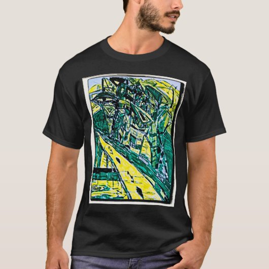 SMAARAGDSTAD TEKENING T-SHIRT (Voorkant)