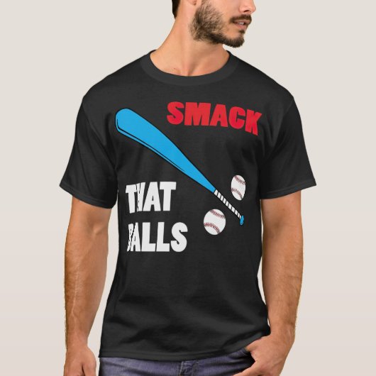 Smack die catcher honkbalsjaal t-shirt (Voorkant)